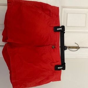 Orange shorts ….twill materia